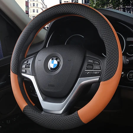 Leather sports Steering Wheel Cover